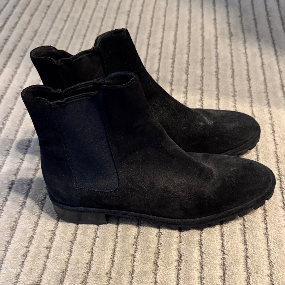 Stuart Weitzman Black Ankle Boots